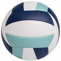 Ballon de volley bleu, blanc et turquoise
