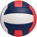 Ballon de volleyball tricolore blanc, bleu et rouge