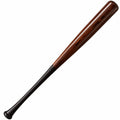 Batte de baseball en bois brun et noir 85 cm