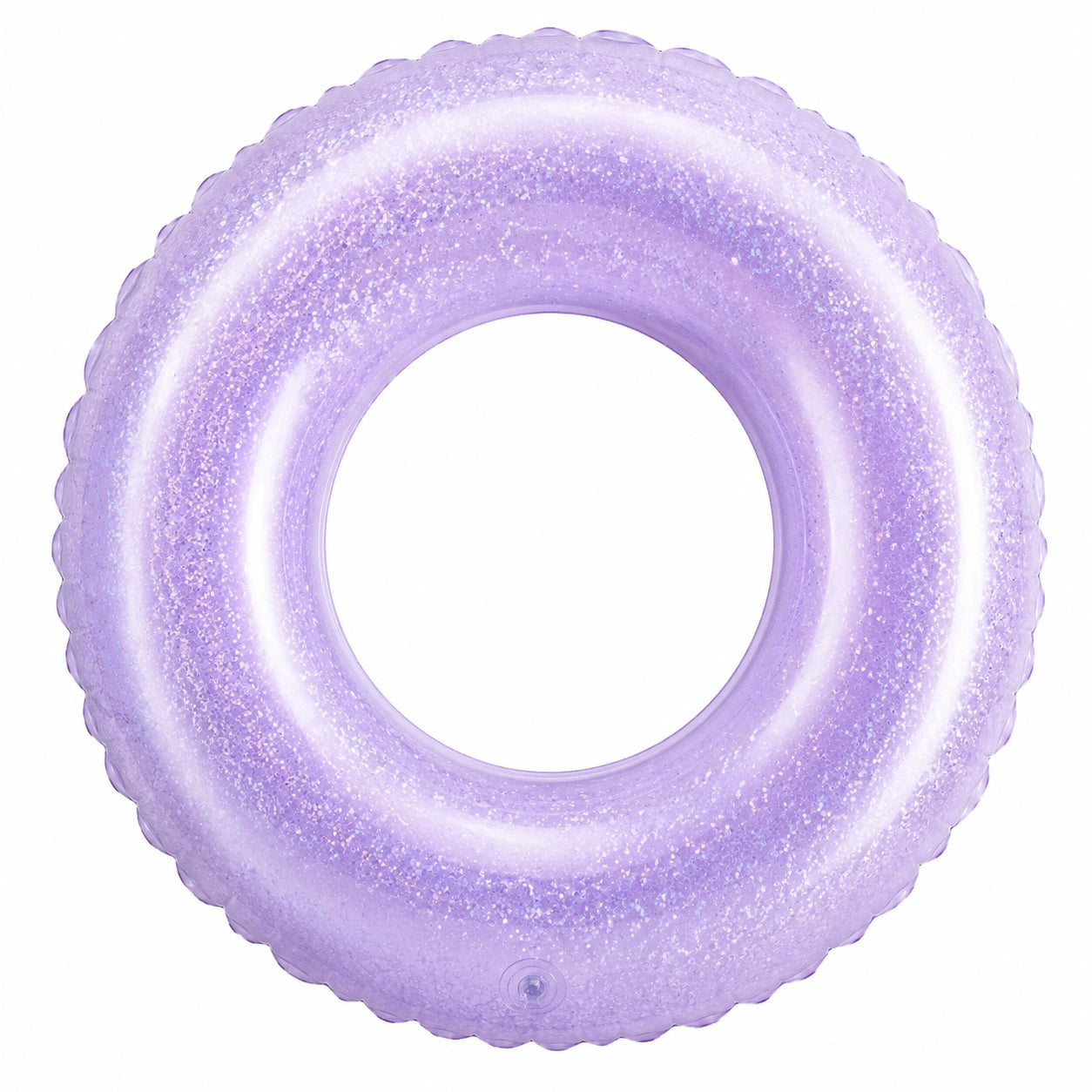 Bouée Gonflable Pailletée Violette 90cm