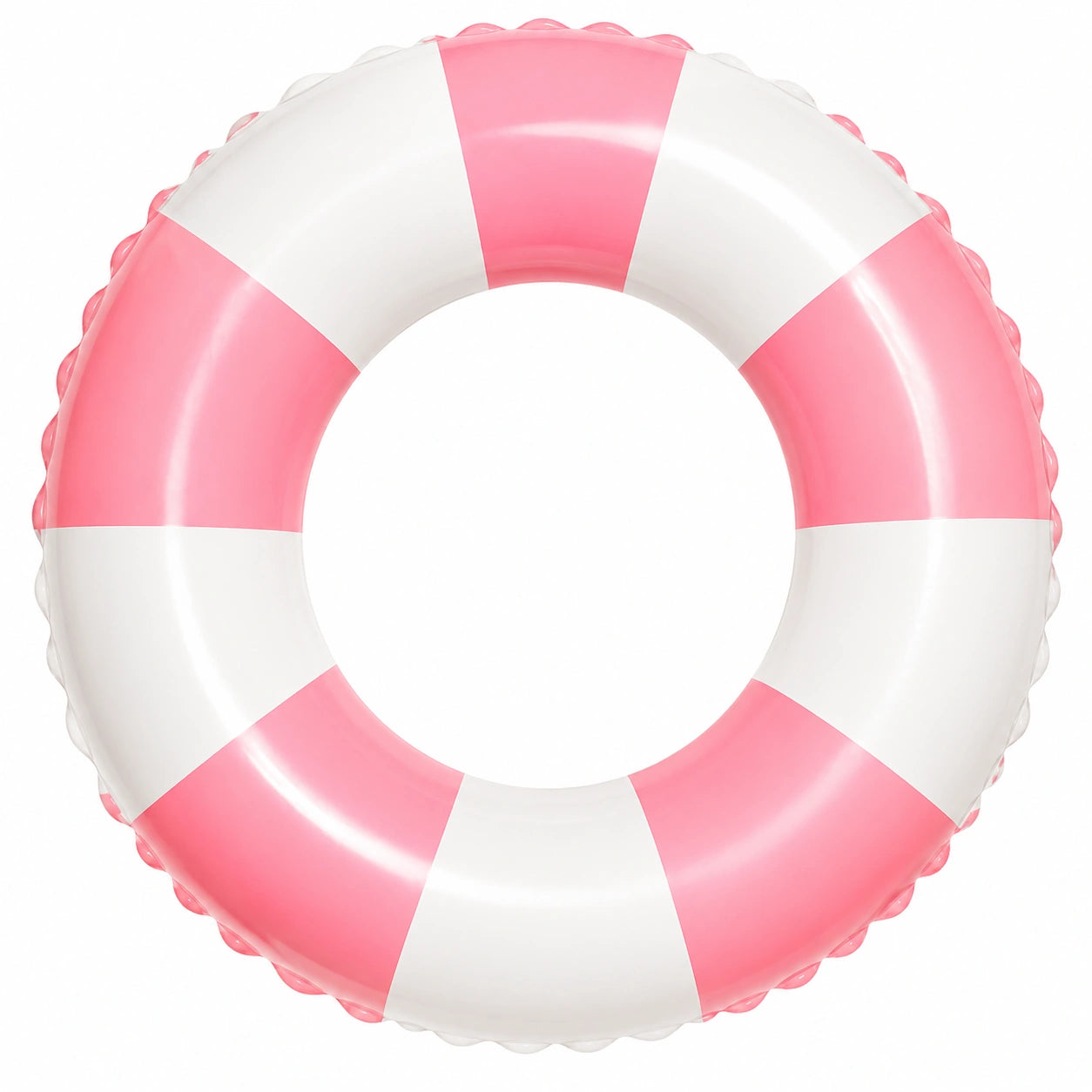 Bouée Gonflable Rose et Blanche pour Adultes