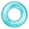 Bouée Gonflable Pailletée Bleu Scintillant Ø90cm