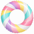 Bouée gonflable multicolore pour piscine