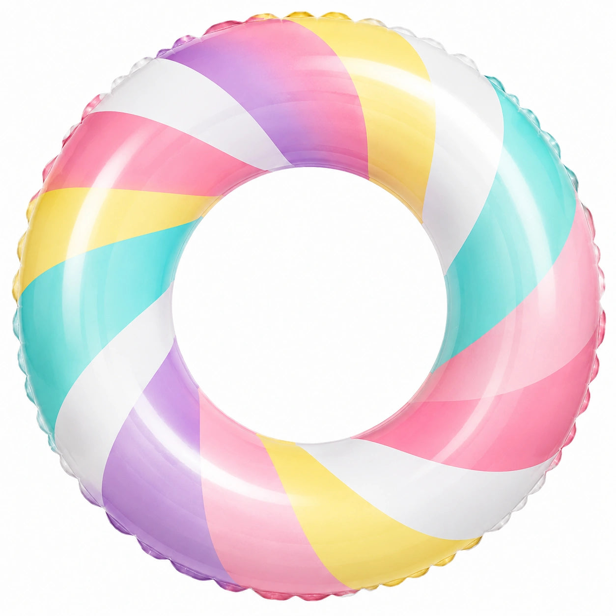 Bouée gonflable multicolore pour piscine