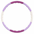 Cercle de Fitness Amovible 100 cm Mauve/Blanc