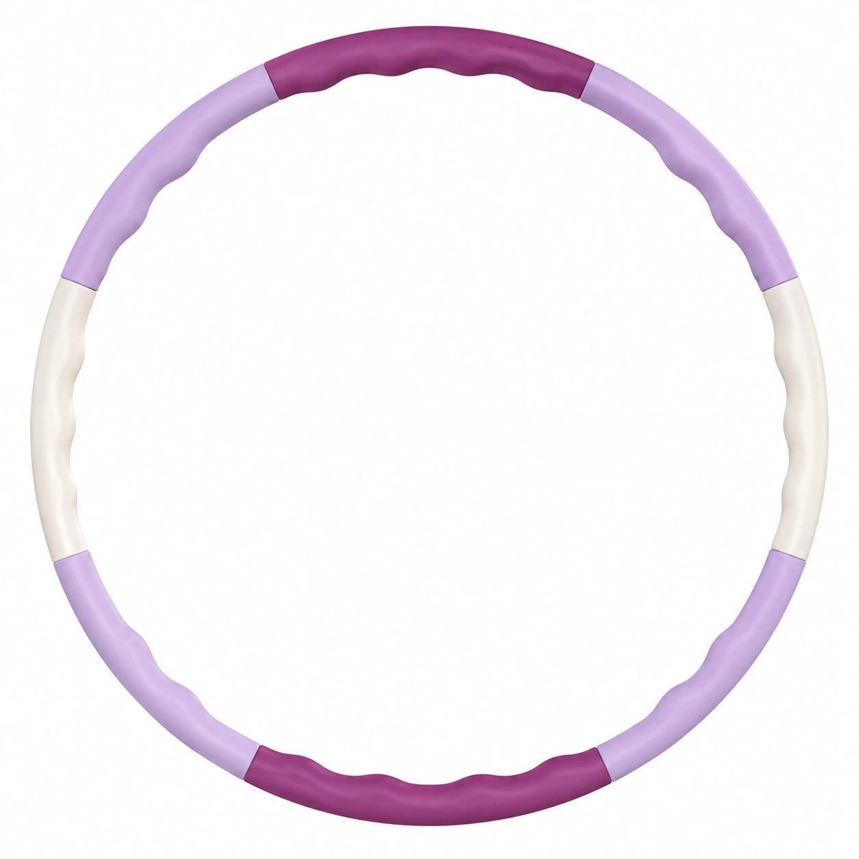 Cercle de Fitness Amovible 100 cm Mauve/Blanc