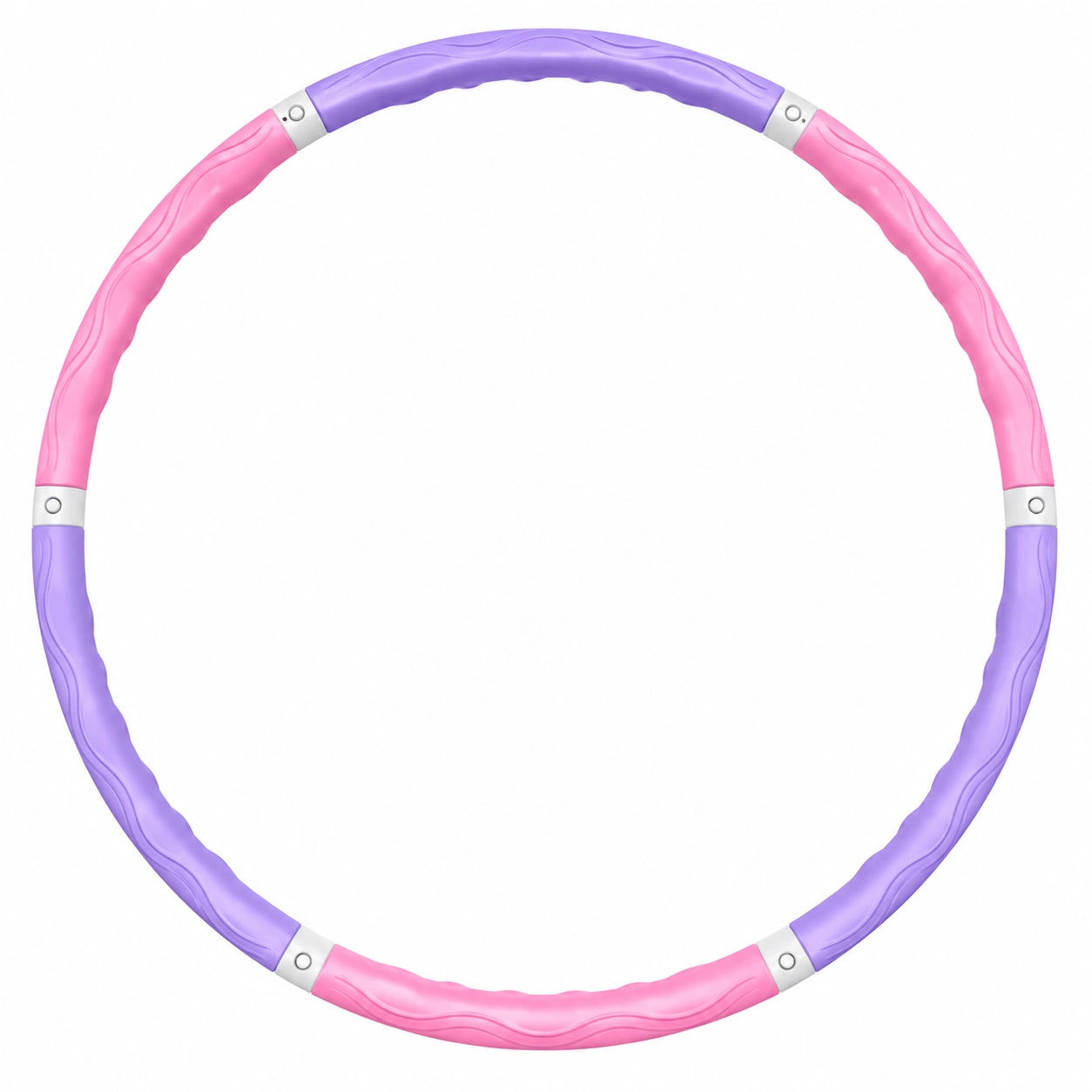 Cerceau de Fitness Amovible 100 cm Rose et Violet