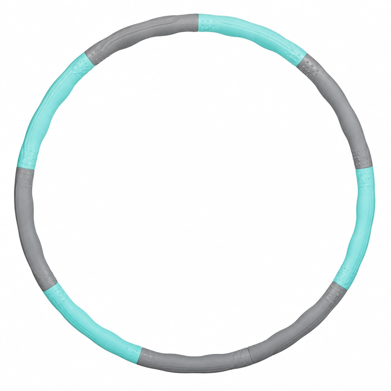 Cercle de fitness détachable 100 cm turquoise et gris