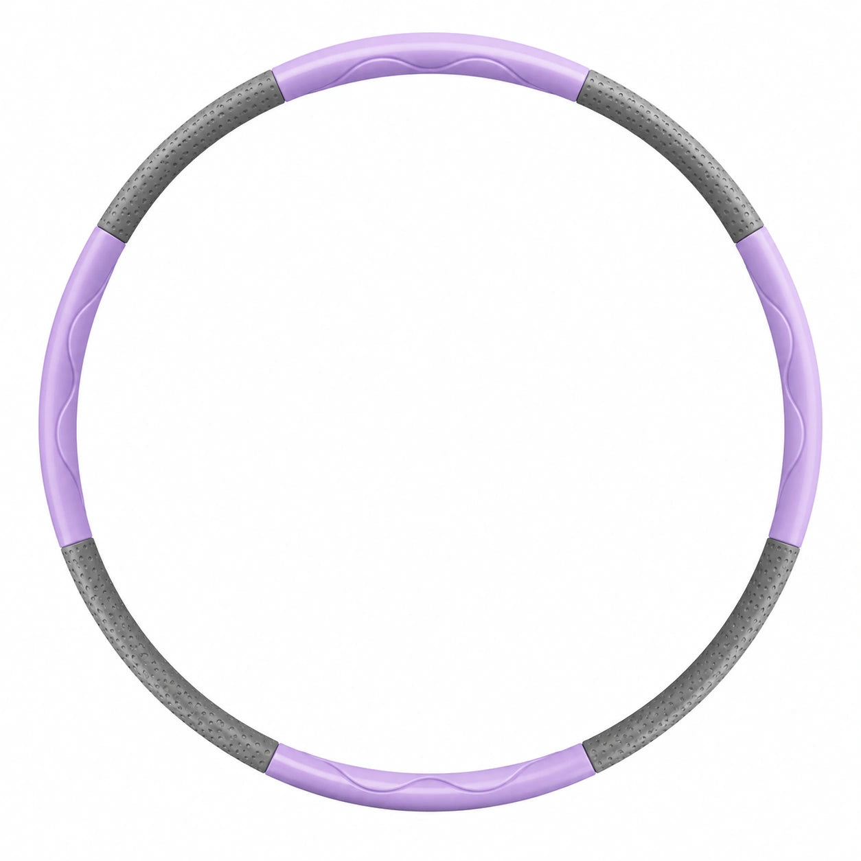 Cerceau de Fitness Amovible 95cm Violet/Gris